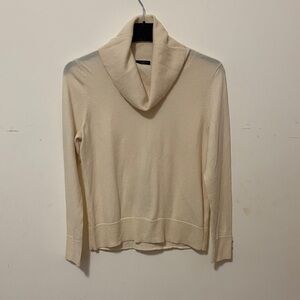 Talbots Cream Fine Merino Wool Sweater